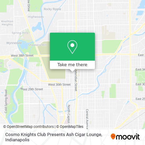 Cosmo Knights Club Presents Ash Cigar Lounge map