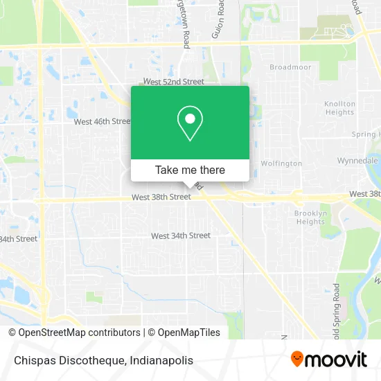 Chispas Discotheque map