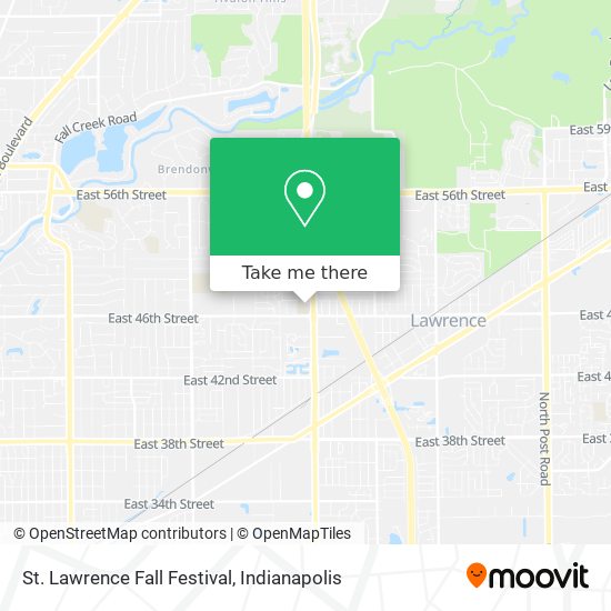 Mapa de St. Lawrence Fall Festival