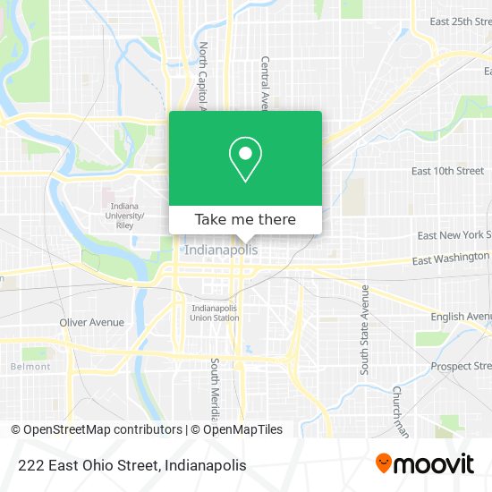 222 East Ohio Street map