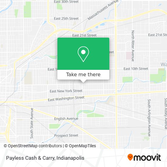 Mapa de Payless Cash & Carry