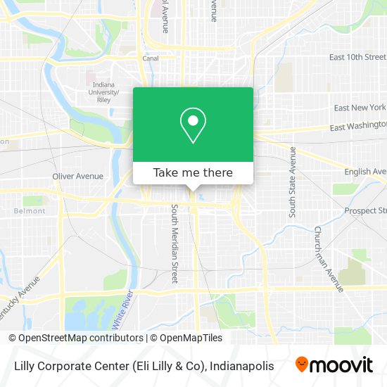 Mapa de Lilly Corporate Center (Eli Lilly & Co)