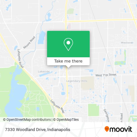 7330 Woodland Drive map