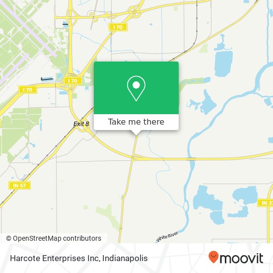 Harcote Enterprises Inc map