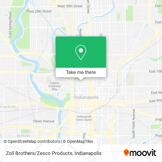 Zoll Brothers/Zesco Products map