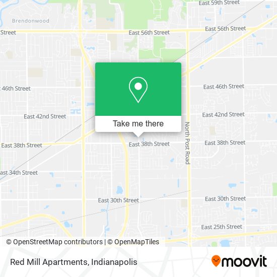 Red Mill Apartments map