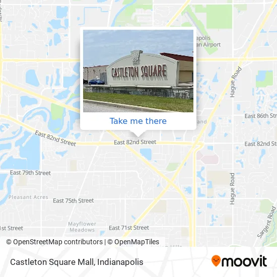 Map Of Castleton Mall How To Get To Castleton Square Mall In Indianapolis By Bus