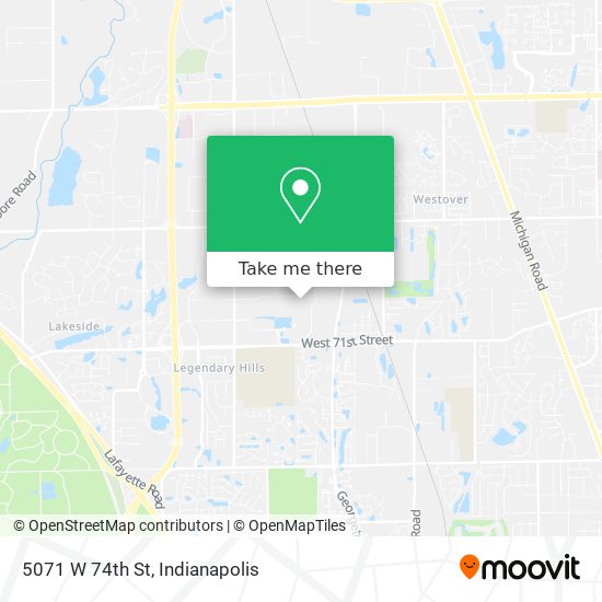 Mapa de 5071 W 74th St