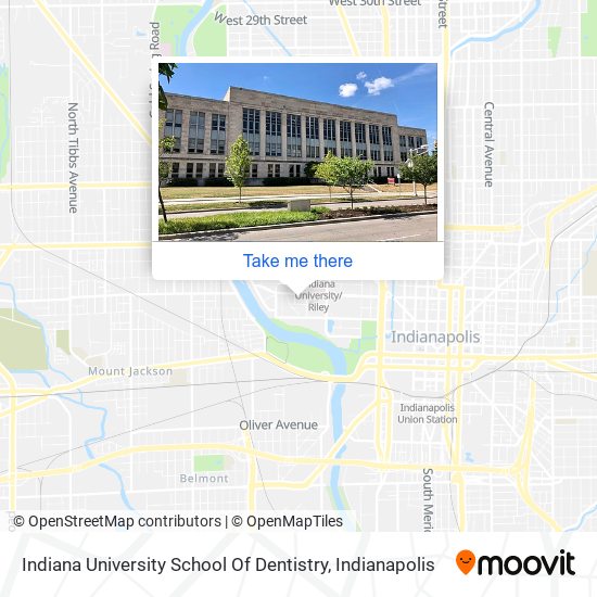 Indiana University School Of Dentistry map