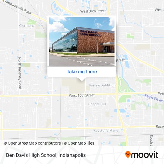 Ben Davis High School map