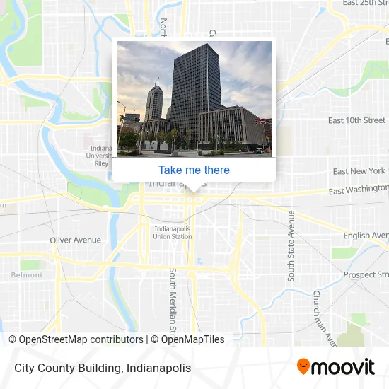 City County Building map