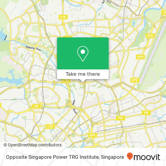 Opposite Singapore Power TRG Institute map