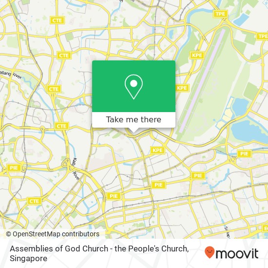 Assemblies of God Church - the People's Church map