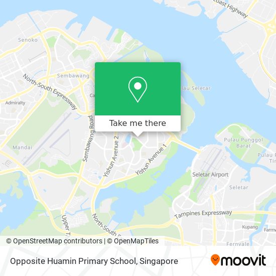 Opposite Huamin Primary School map