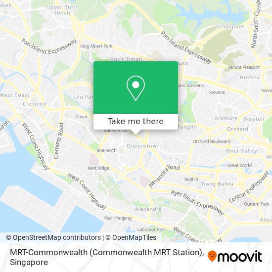 MRT-Commonwealth (Commonwealth MRT Station) map