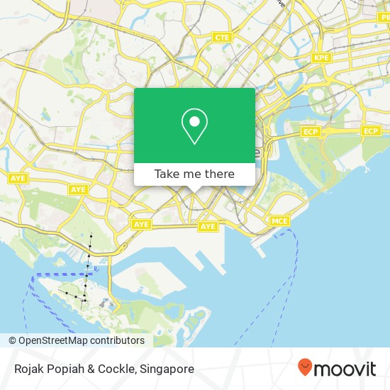 Rojak Popiah & Cockle map