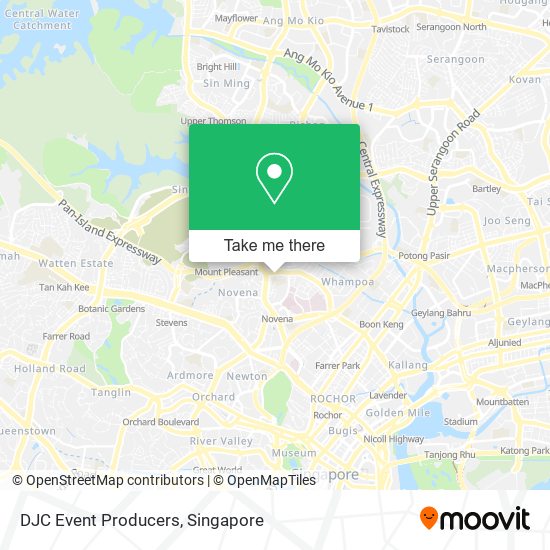 DJC Event Producers map