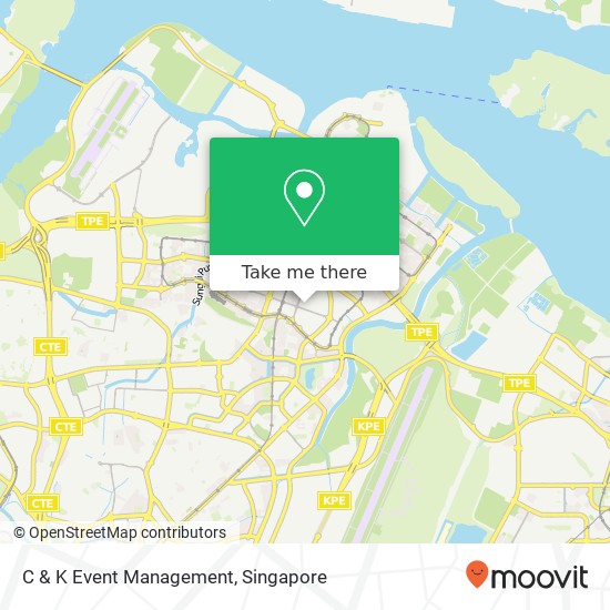 C & K Event Management map