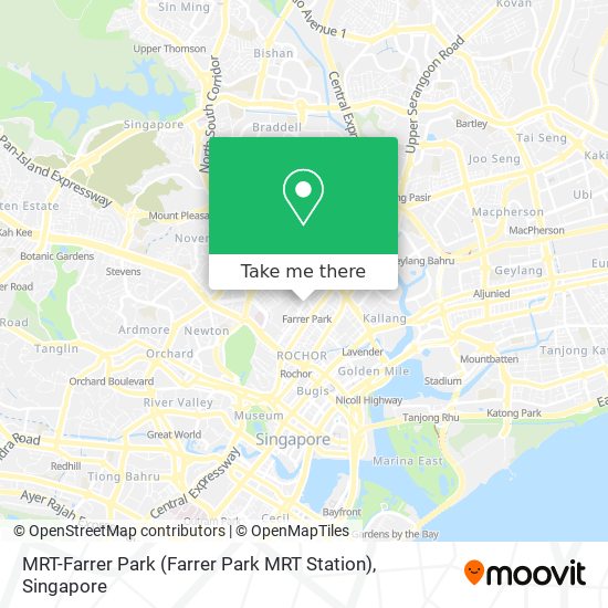 MRT-Farrer Park map