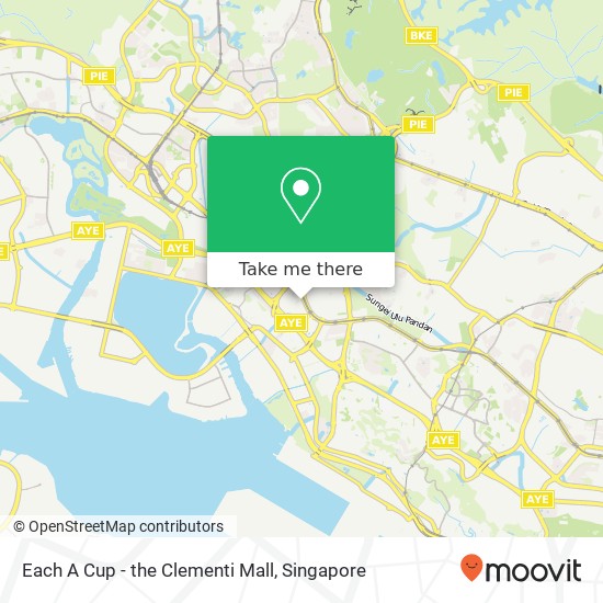 Each A Cup - the Clementi Mall map