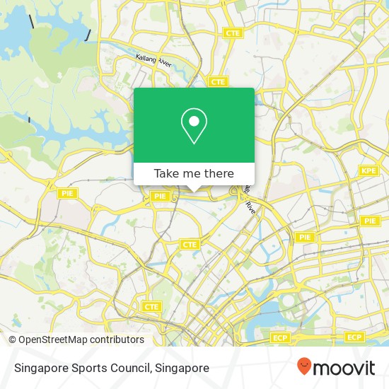 Singapore Sports Council map