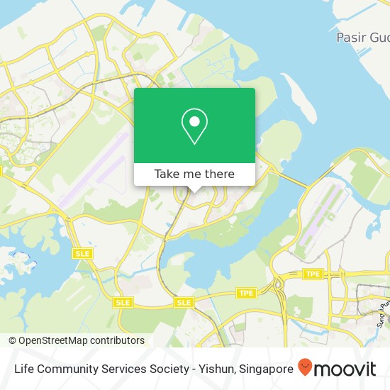 Life Community Services Society - Yishun map