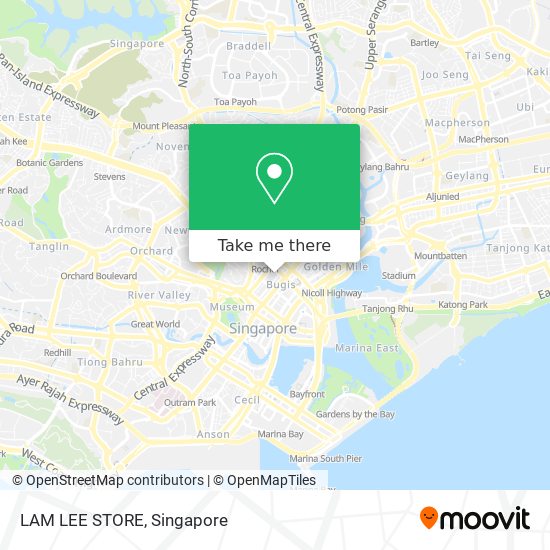 LAM LEE STORE map