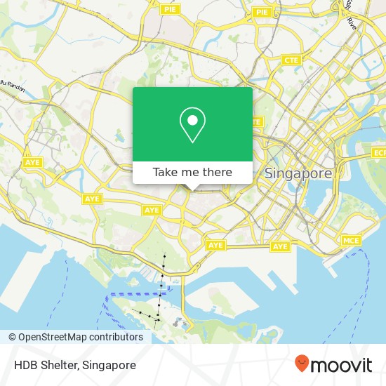 HDB Shelter map