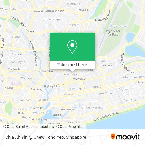 Chia Ah Yin @ Chew Tong Yeo map
