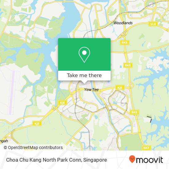 Choa Chu Kang North Park Conn map