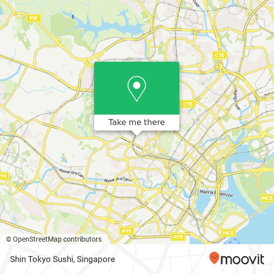 Shin Tokyo Sushi map