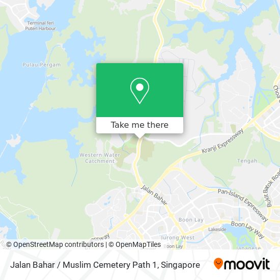 Jalan Bahar / Muslim Cemetery Path 1 map