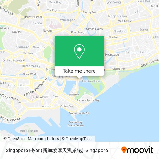Singapore Flyer (新加坡摩天观景轮) map