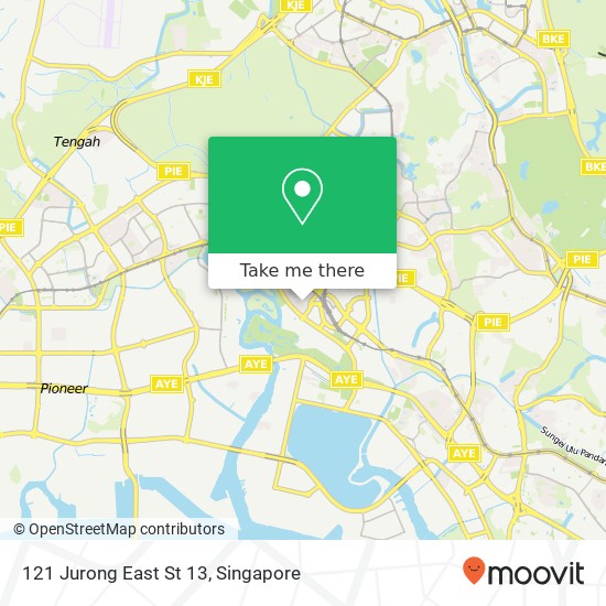 121 Jurong East St 13 map