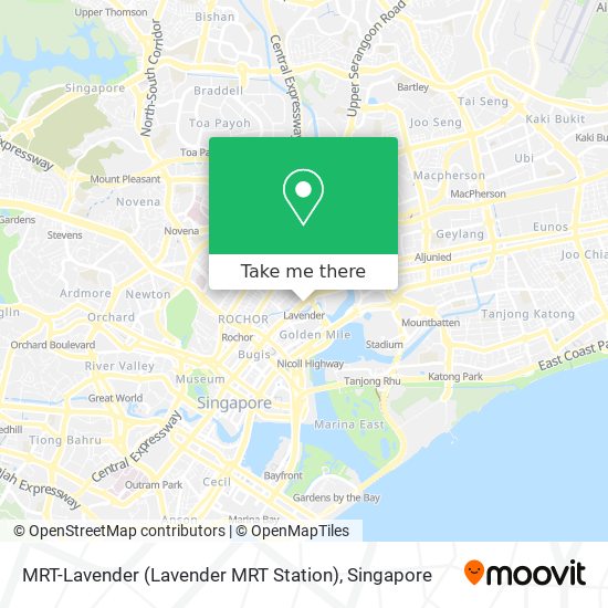 MRT-Lavender (Lavender MRT Station) map