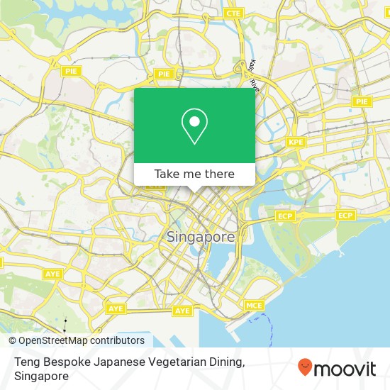 Teng Bespoke Japanese Vegetarian Dining map