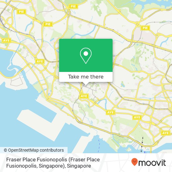 Fraser Place Fusionopolis (Fraser Place Fusionopolis, Singapore) map