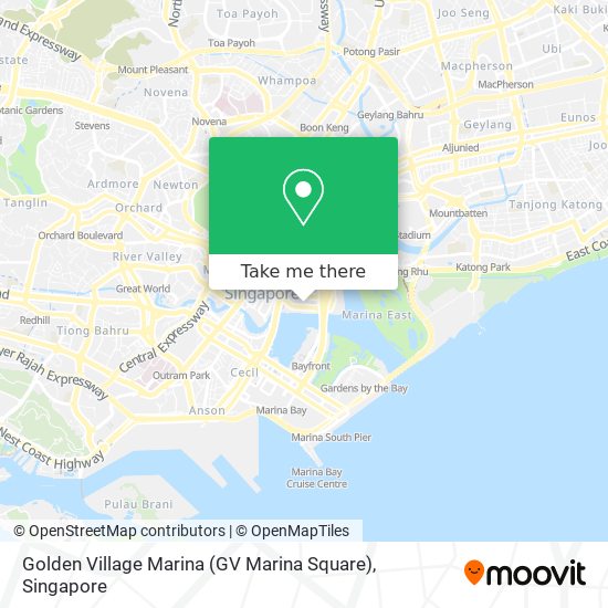 Golden Village Marina (GV Marina Square) map