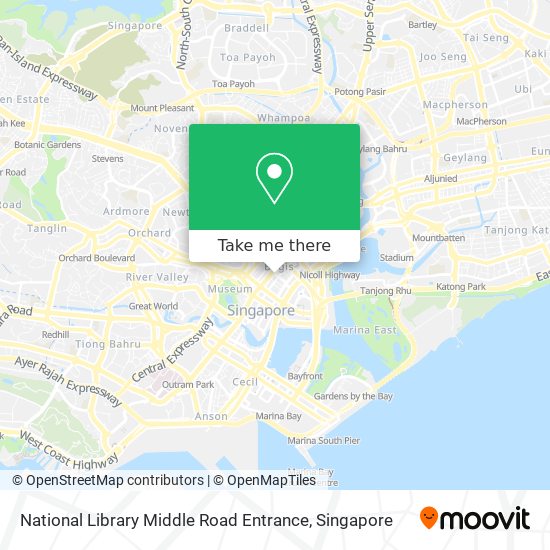 National Library Middle Road Entrance地图