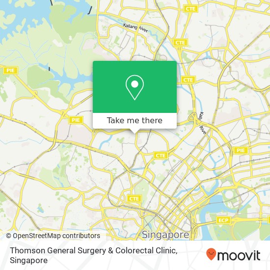 Thomson General Surgery & Colorectal Clinic map