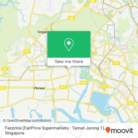 Fairprice (FairPrice Supermarkets - Taman Jurong 1) map