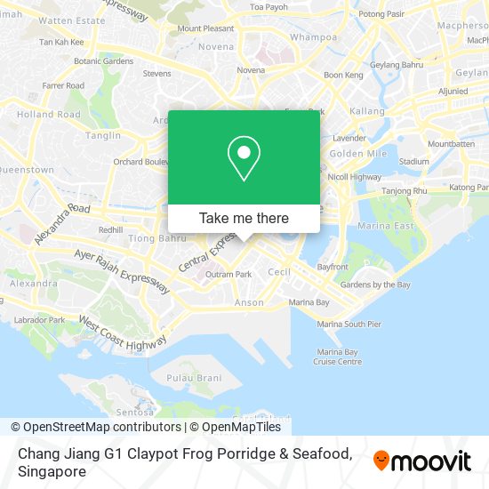 Chang Jiang G1 Claypot Frog Porridge & Seafood map