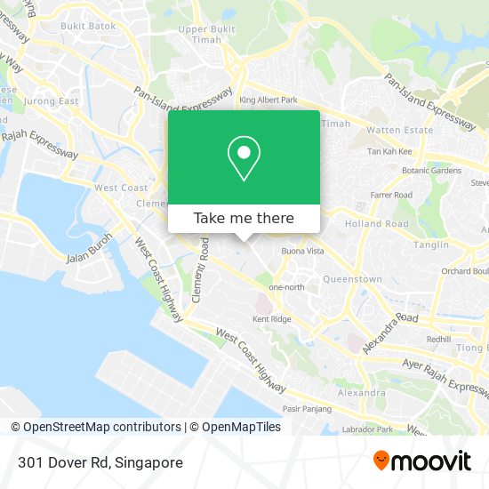 301 Dover Rd map
