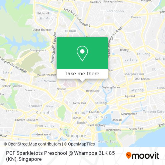 PCF Sparkletots Preschool @ Whampoa BLK 85 (KN) map