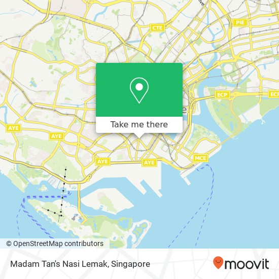 Madam Tan's Nasi Lemak map