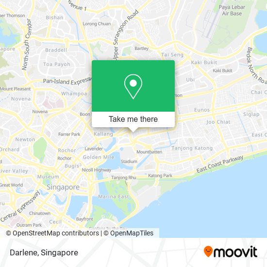 Darlene map