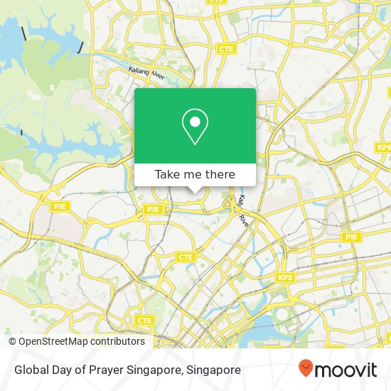 Global Day of Prayer Singapore map