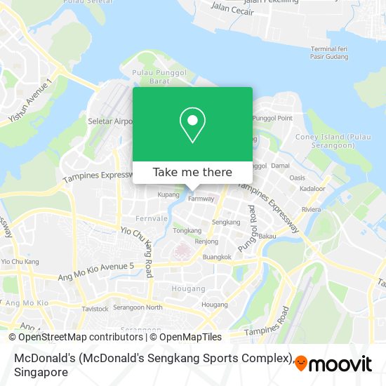 How To Get To Mcdonald S Mcdonald S Sengkang Sports Complex In Singapore By Metro Bus Or Mrt Lrt