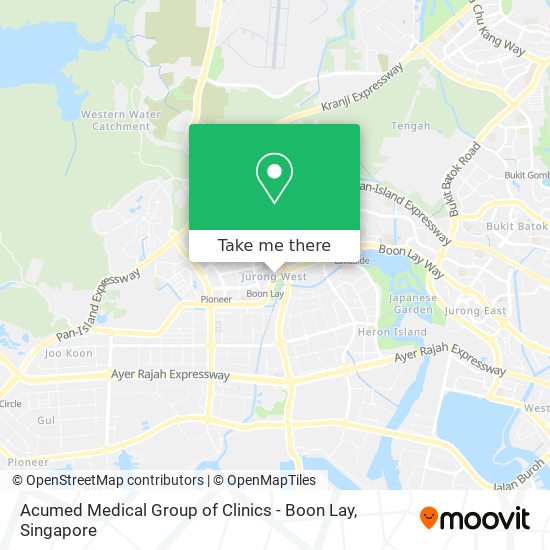 Acumed Medical Group of Clinics - Boon Lay地图