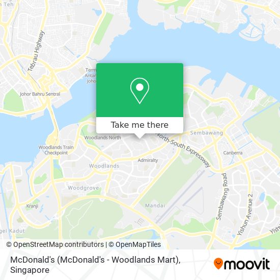 McDonald's (McDonald's - Woodlands Mart) map